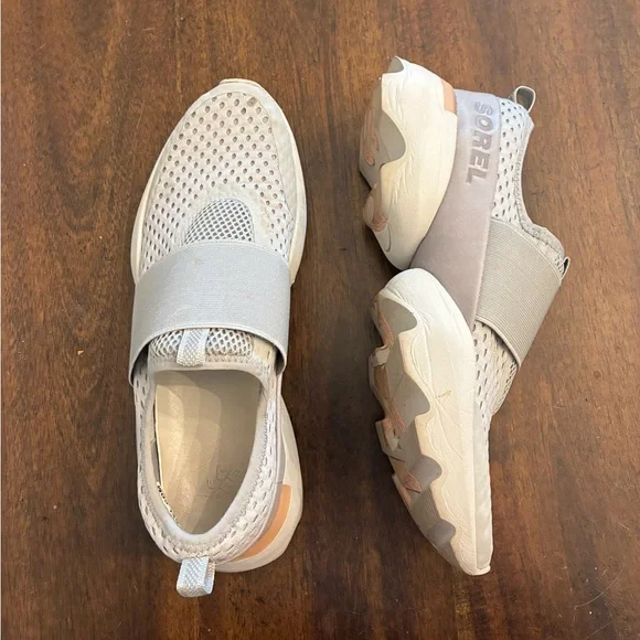 Sorel Women's Kinetic Impact II Strap Sneaker Women’s 8.5 Gray Shoes - Picture 6 of 7